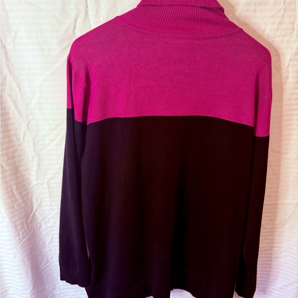 Calvin Klein XL Pink and Black Women's Sweater Excellent Condition - Picture 5 of 8